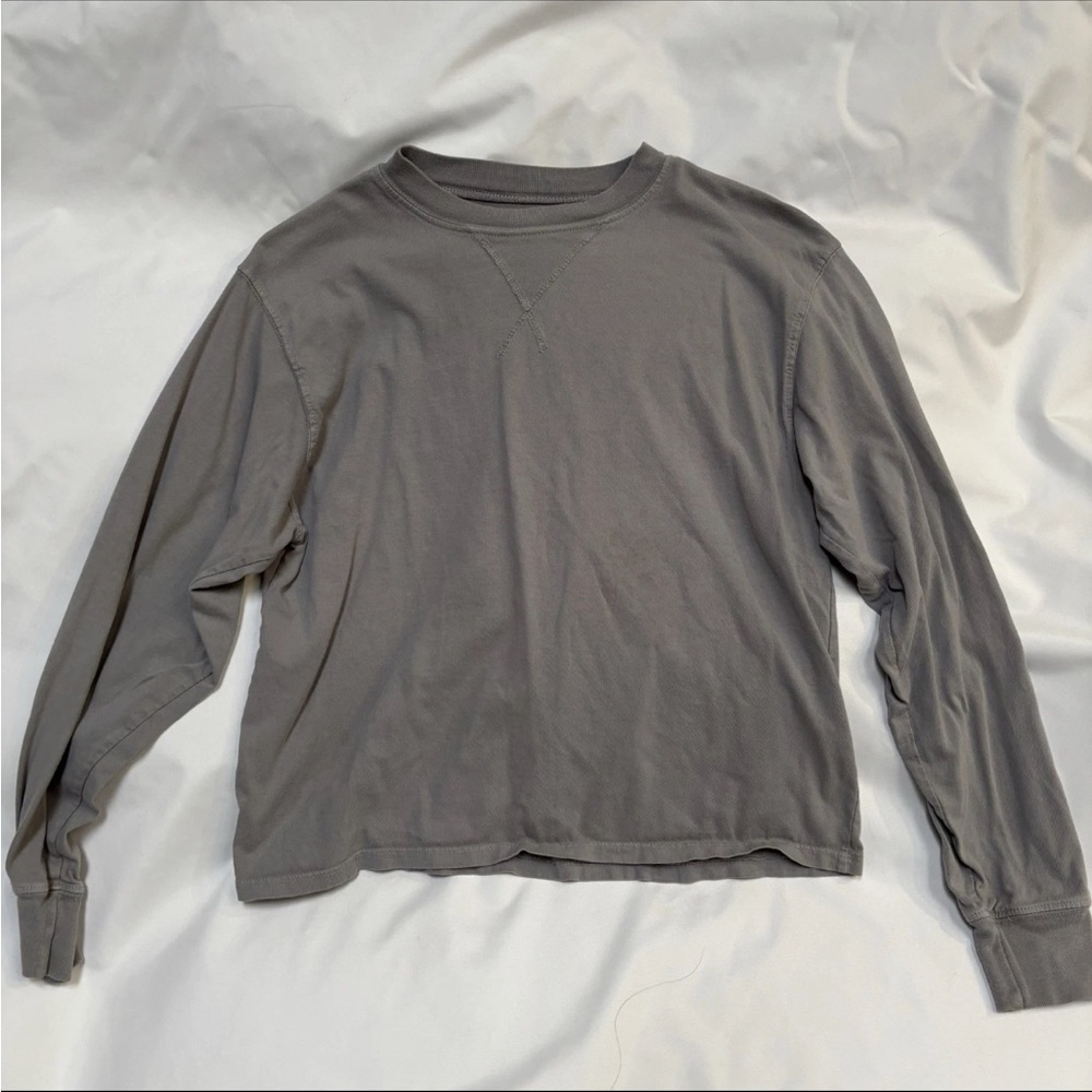 Brandy Melville Green Long Sleeve Top